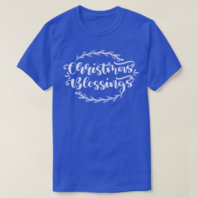 Camiseta Bênçãos de Natal Deseja Férias Felizes (Frente do Design)