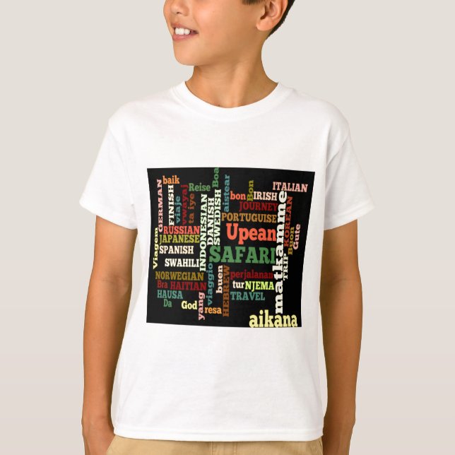 Camiseta Bênçãos internacionais de Viagem (Frente)