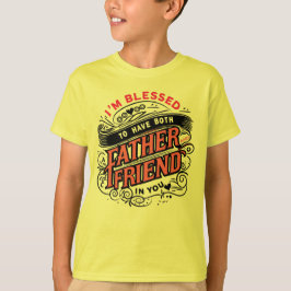 CAMISETA BÊNCIAS DUAS VEZES — PAI E AMIGO