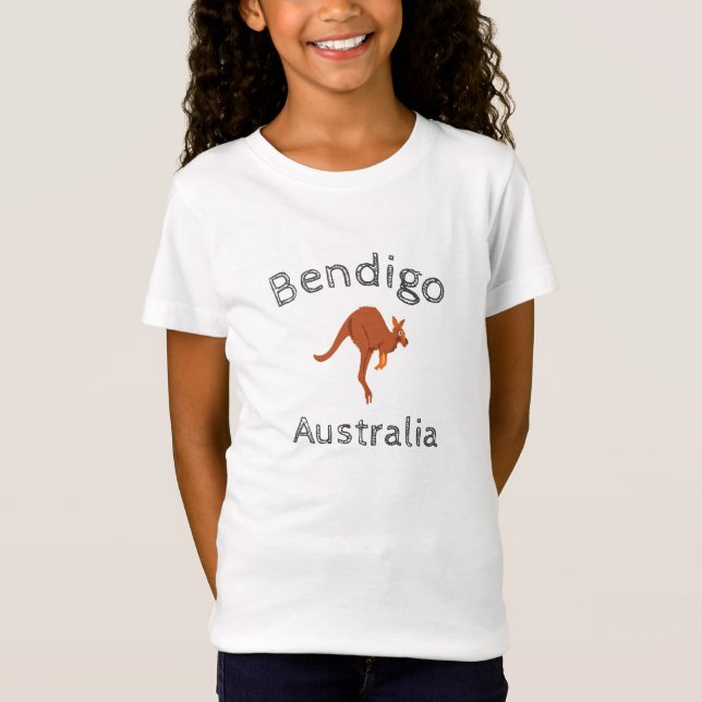 Camiseta Bendigo Austrália Kangaroo (Frente)