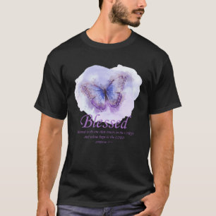 Camiseta Bendita Bíblia Senhor Borboleta Deus Jesus Cristão