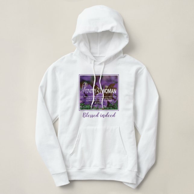 Camiseta BENDITA DE VERDADE Mulher de Provérbios 31 (Frente do Design)