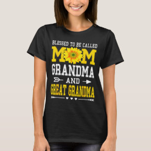 Camiseta Bendita por ser chamada de mãe avó bisavó