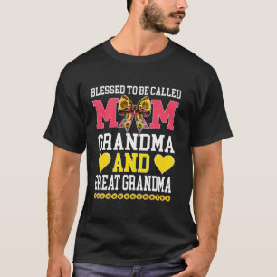 Camiseta Bendita por ser chamada de Mãe Avó Bisavó