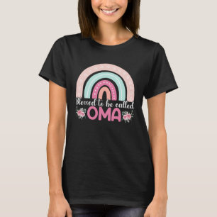 Camiseta Bendita por ser chamada de Oma Dia das Mães Mamãe
