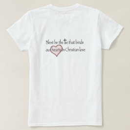 Camiseta ‘Bendita Seja a Ligação que Une’ Citação Cristã
