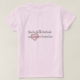 Camiseta ‘Bendita Seja a Ligação que Une’ Citação Cristã