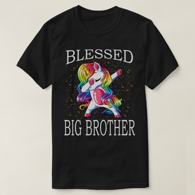 Camiseta Bendito BIG BROTHER Unicorn (Frente do Design)