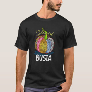 Camiseta Bendito Busia Pumpkin Leopard Avó Graças