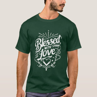 Camiseta Bendito com Amor retrô