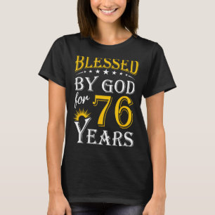 Camiseta Bendito Deus Vintage para Design de Fé 76