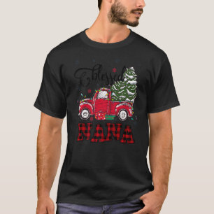 Camiseta Bendito Nana Christmas Family Lights Truck Red Tr