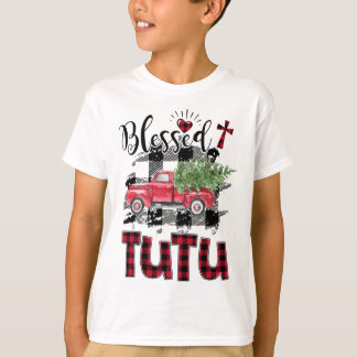 Camiseta Bendito Tutu Red-xadrez Natal