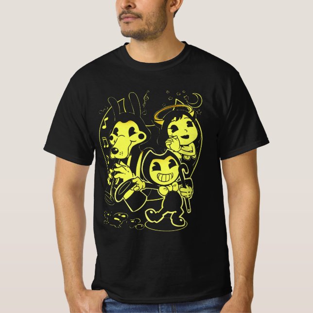 Camiseta Bendy Boris e Alice Angel (Frente)