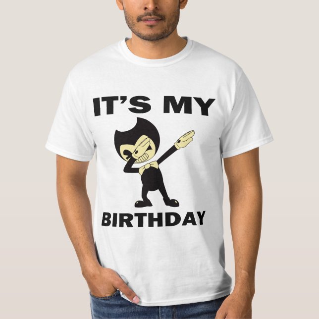 Camiseta Bendy É meu aniversário (Frente)