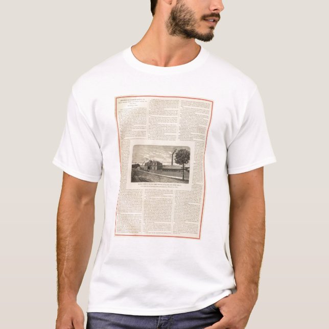 Camiseta Benedict e Burnham Manfacturing Empresa (Frente)