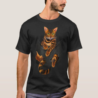 Camiseta Bengal cat pocket ripper pocket Bengal lover gift 