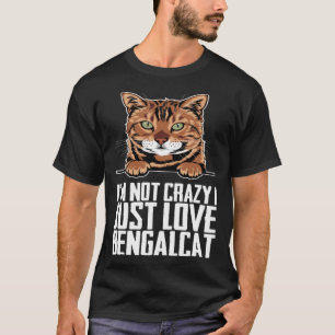 Camiseta Bengal gatos Bengal mãe Bengal