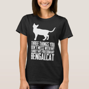 Camiseta Bengal kitten Bengal mãe Bengal pais Bengal