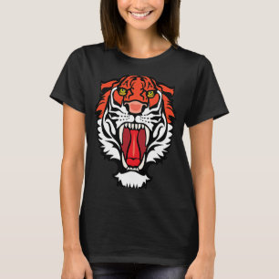 Camiseta Bengala Aberta Bengala Tiger Aniversário Homens