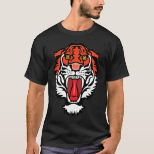 Camiseta Bengala Aberta Bengala Tiger Aniversário Homens
