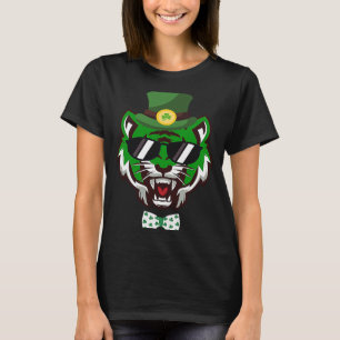 Camiseta Bengala aberta Bengala Tiger Óculos escuros Rua