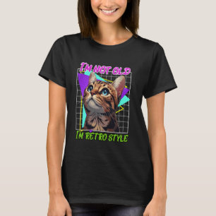Camiseta Bengala Cat, NÃO SOU VELHA, SOU VINTAGE, Proprietá