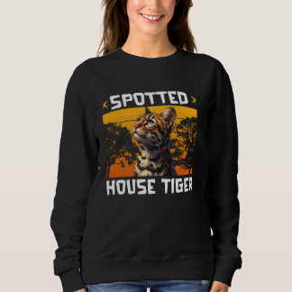 Camiseta Bengala Cat SPOTTED HOUGER Funny Bengal Cat Da