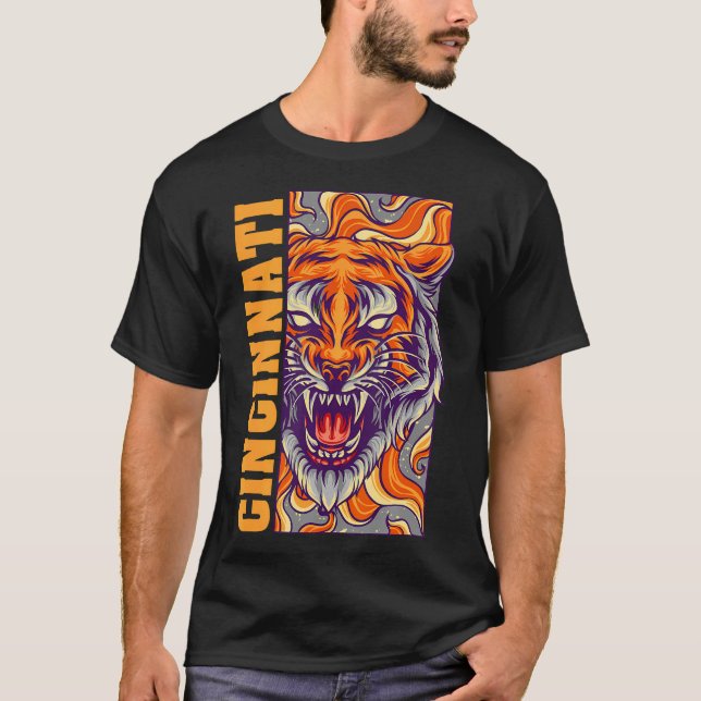 Camiseta Bengala Crescente Tigre (Frente)