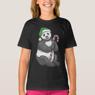 Camiseta Bengala de Natal de Panda