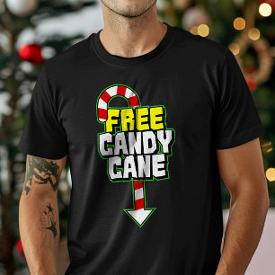 Camiseta Bengala de Natal Divertida de Natal