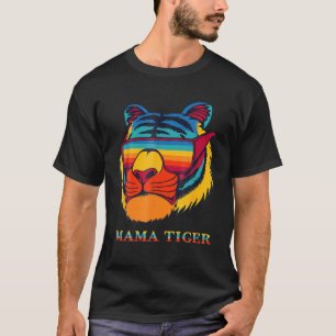 Camiseta Bengala Legal Tigre Óculos escuros Tigre Colorido