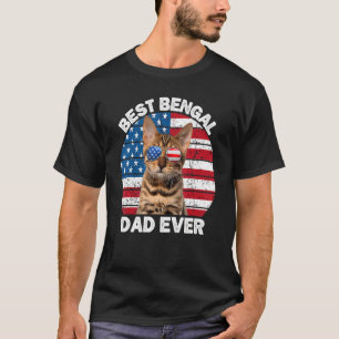 Camiseta Bengala Pai 4 De Julho Bengala Kit Gatinho Proprie