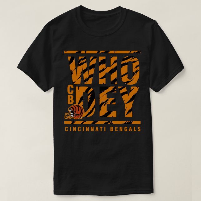 Camiseta Bengala TShirtWho Dey Bengals (Frente do Design)