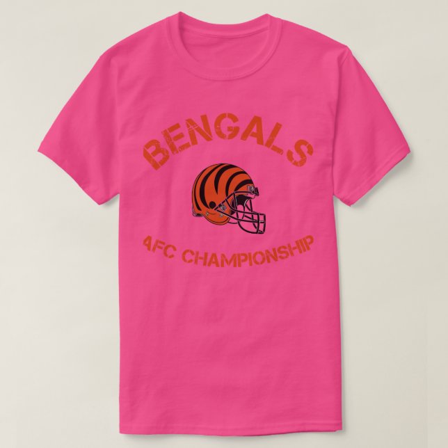 Camiseta bengals afc campeonato 1 (Frente do Design)