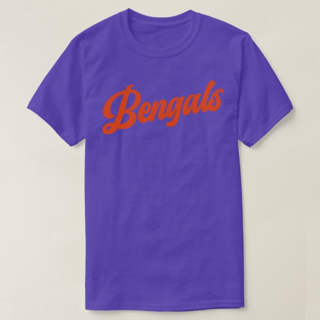 Camiseta Bengals Retro Cincinnati Bengals (Frente do Design)