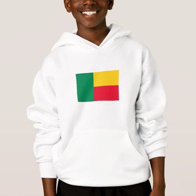 Camiseta Benin Flag Hoodie (Frente)