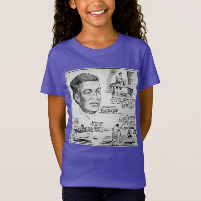 Camiseta Benjamin Banneker: Cientista Negro e Revolucionári (Frente)