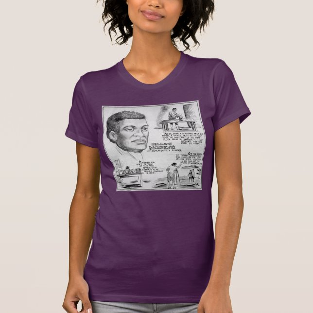 Camiseta Benjamin Banneker: Cientista Negro e Revolucionári (Frente)