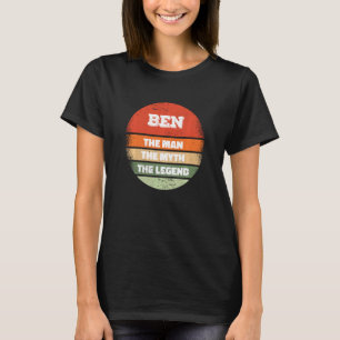 Camiseta Benjamin Ben O Homem O Mito A Lenda