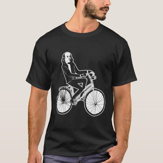 Camiseta Benjamin Franklin Filadélfia Ben Franklin Em Uma B (Frente)