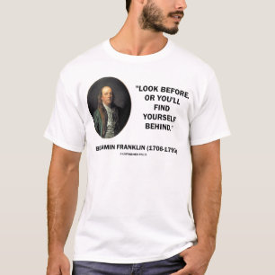 Camiseta Benjamin Frankln Procure Antes De Se Encontrar Atr
