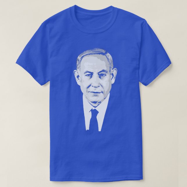 Camiseta Benjamin Netanyahu (Frente do Design)