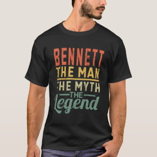 Camiseta Bennett O Homem O Mito A Legenda Bennett