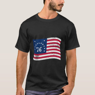 Camiseta Bennington 76 Bandeira Americana €"Patriótico His