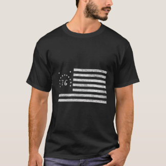 Camiseta Bennington Flag Usa Flag American Stars And Strike