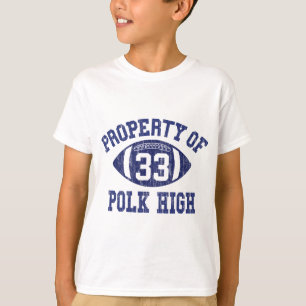 Camiseta Bens Do Polk High Football 33 Com Idade Não Maam