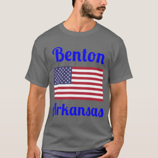 Camiseta Benton Arkansas Na moda Impressões1