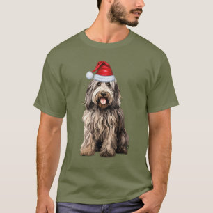 Camiseta Bergamasco Dog Lover Engraçado Natal