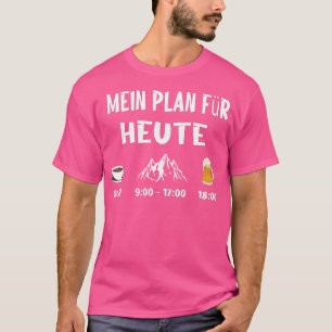 Camiseta Berge Kaffee Bier - Meu Plano Para Hoje Ativo